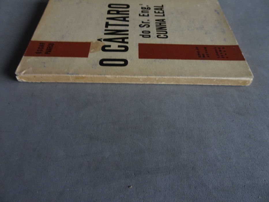 Livro Óscar Paxeco O Cântaro do Sr. Engº Cunha Leal
