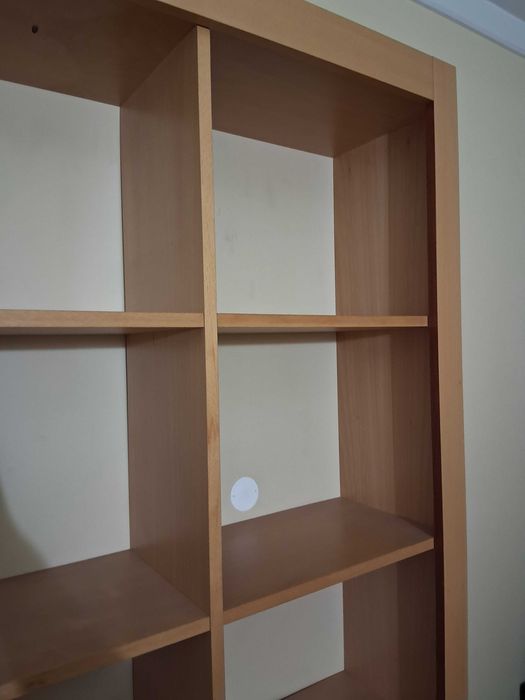 Estante alta 10 divisórias Montada ou Desmontada 5x2 192x91x30cm alto movel escritório quarto betula carvalho