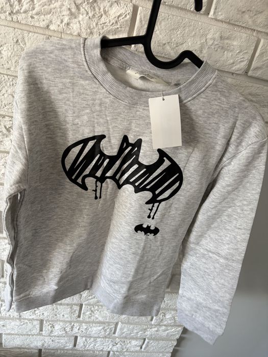 Bluza bluzka szara Batman H&M 134/140 H&M nowa