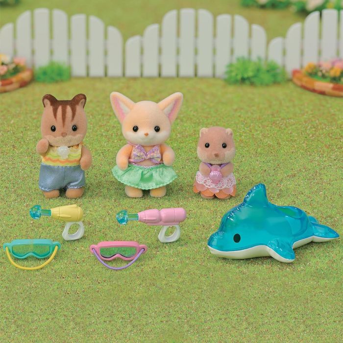 Ігровий набір Sylvanian Families Малюки розваги у басейні (5749) Малыши развлечения в бассейне 5749