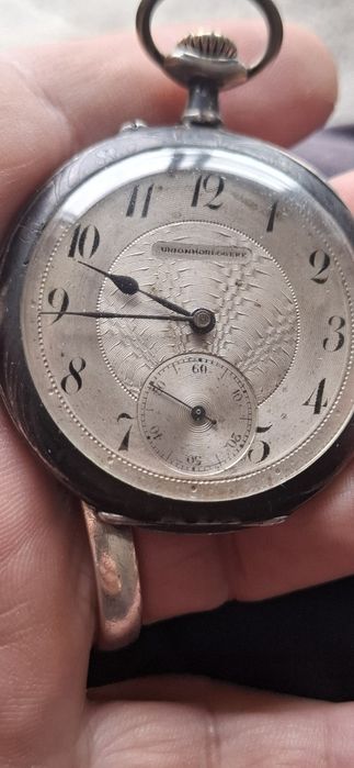 Relogio bolso prata 800