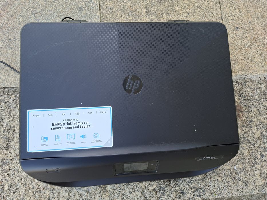 Impressora HP a funcionar