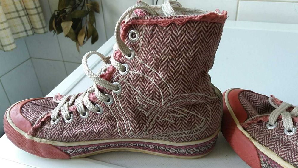 Sapatilhas Roxy cor de rosa