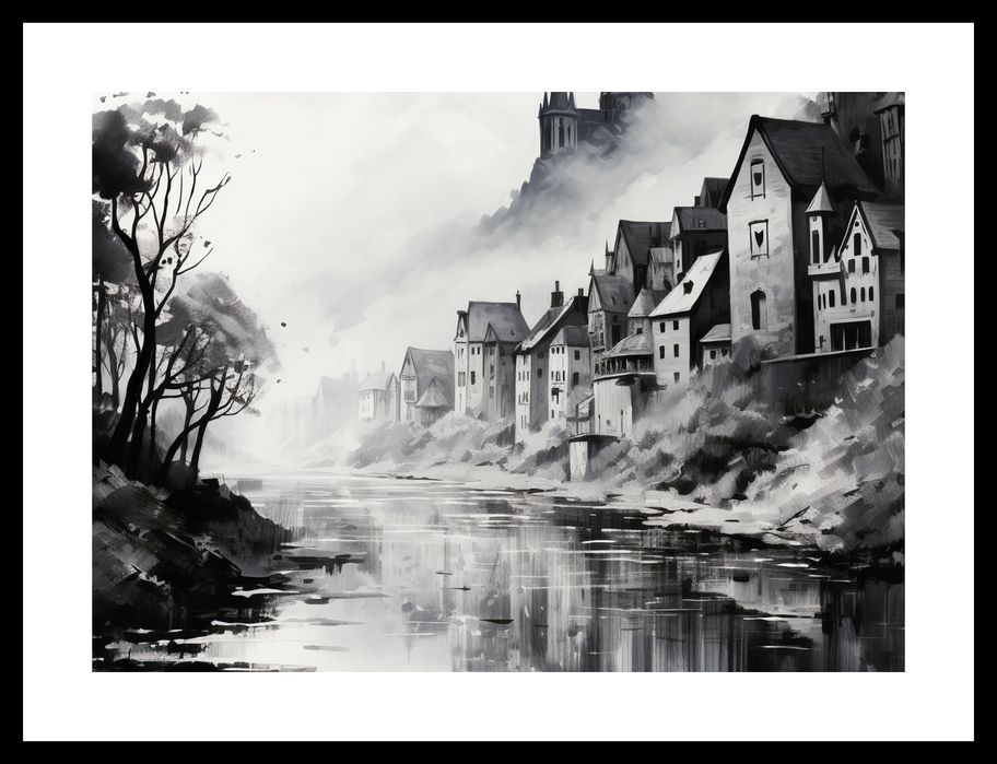 Plakat 35x25cm Mglisty Refleks