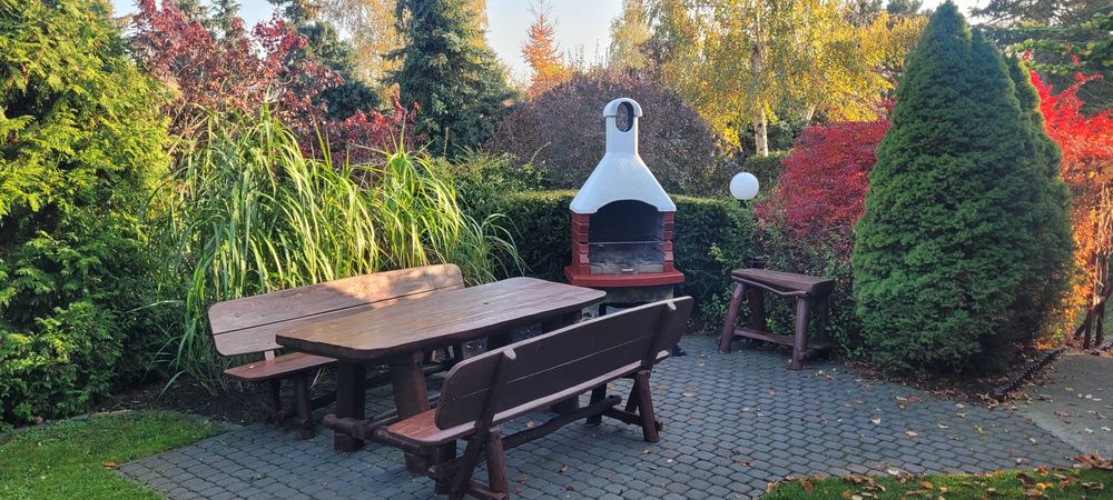 Domek letniskowy z kominkiem nad jeziorem Dzierzgoń w Rodowie Małym