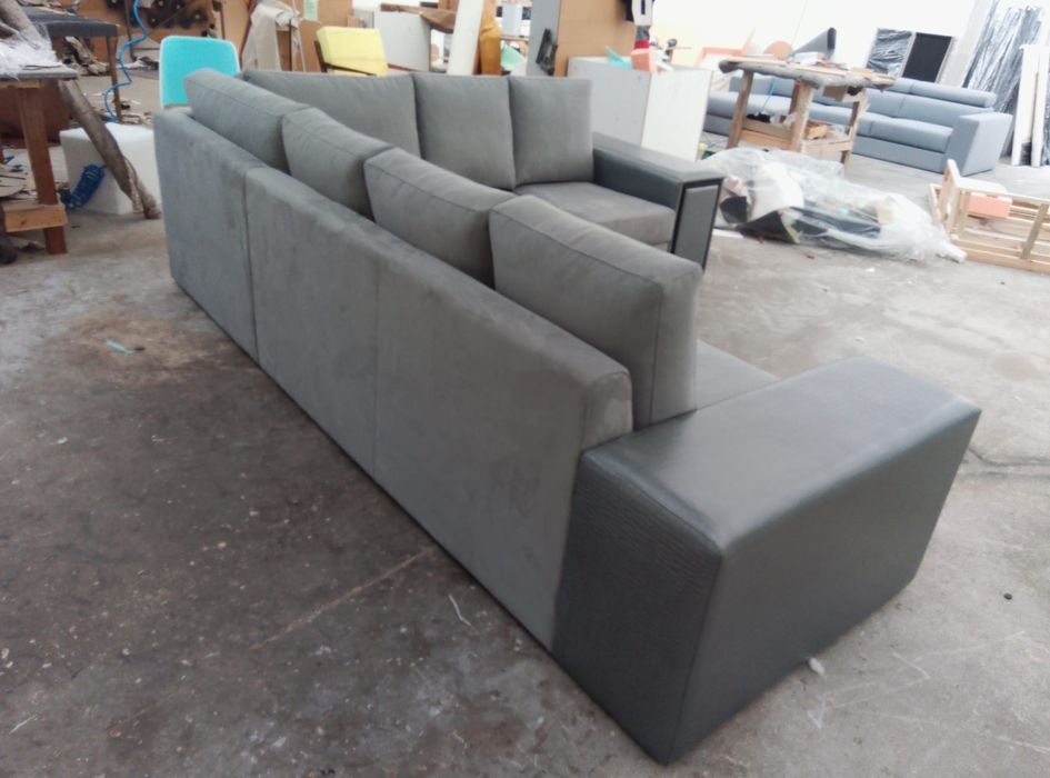 Sofa de Canto em Veludo