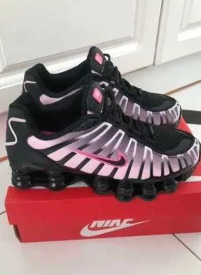 Różowe buty Nike TL  36