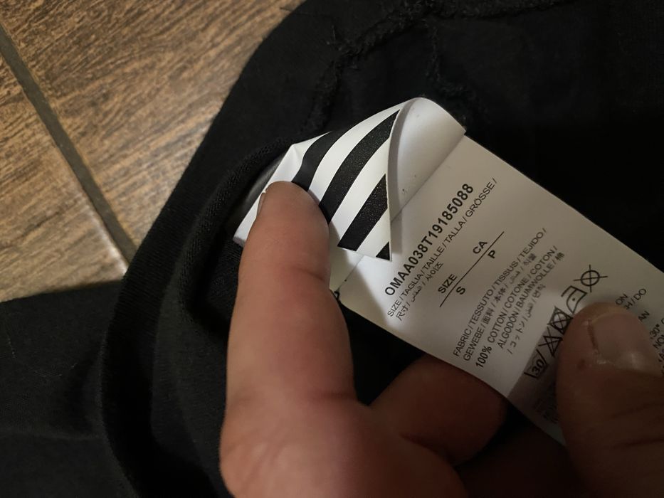 Футбалка VIRGIL Off White и дизайном фрагментов