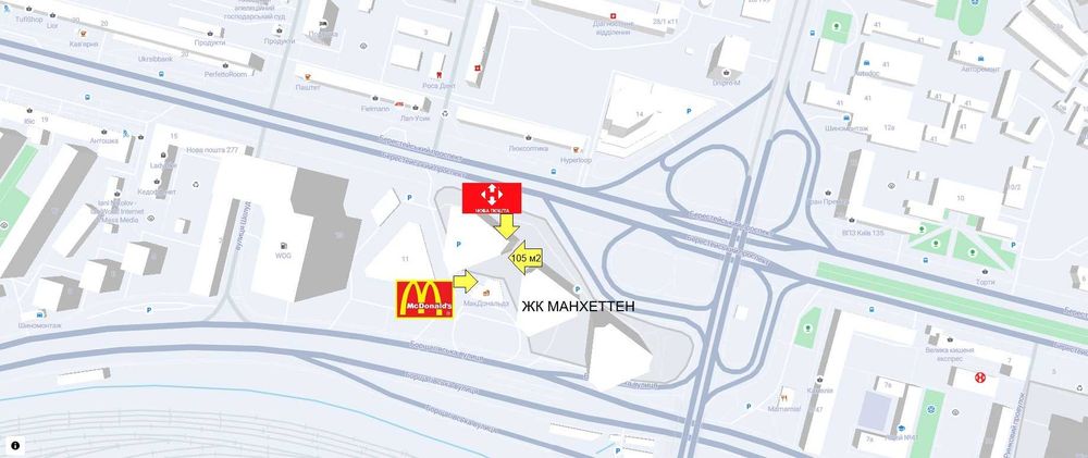 105м2, ЖК Manhattan (Манхетен), Берестейський, McDonald's, м. Політех