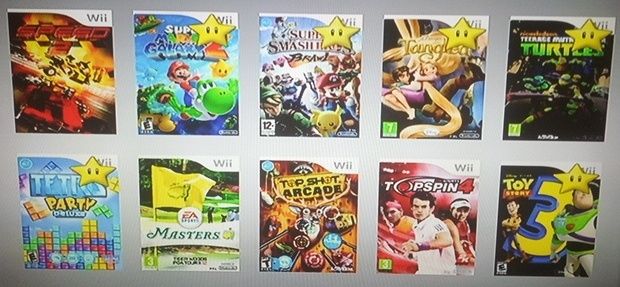 Conjunto Nintendo Wii com jogos à escolha