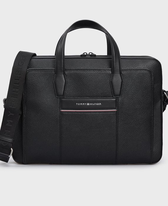 Сумка Tommy Hilfiger чоловіча чорна сумка для ноутбука рюкзак