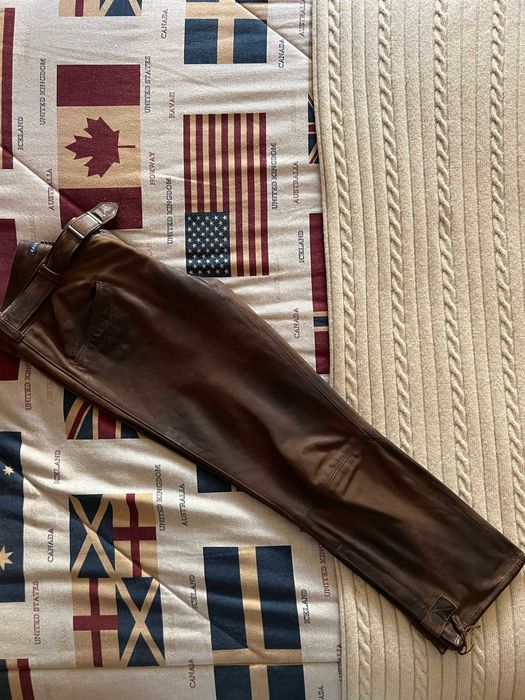 Calças Pele Polo Ralph Lauren