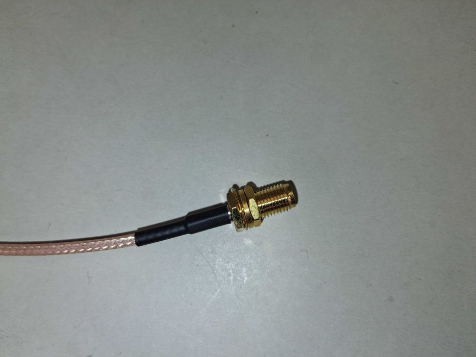 N218 Zestaw 2x Pigtail RP-SMA Kątowy U.FL IPEX IPX Kabel Antenowy WiFi