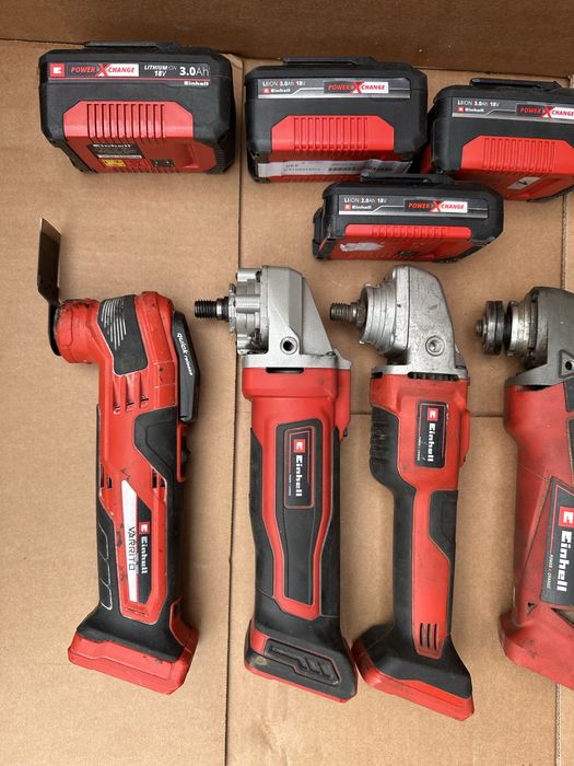 Baterie szlifierka wiertarko-wkretarka multitool Einhell Komplet Zestaw