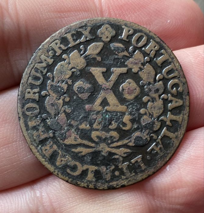 Moeda 1221 - D. JOSE I - X Reis 1763