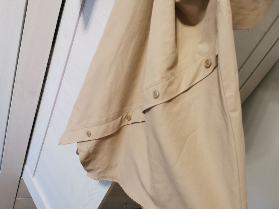 Sukienka damska nude piaskowa krótka mohito safari beżowa