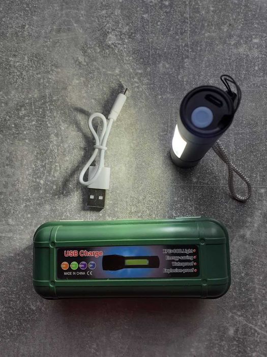 Тактичний ліхтар Police BL-510/1501-ХРЕ+СОВ, ЗП micro USB, Li-lon, Box