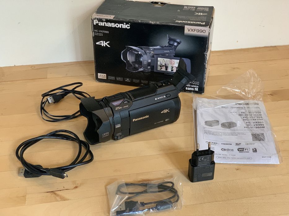 Câmera de filmar 4K Panasonic HC-VXF 990