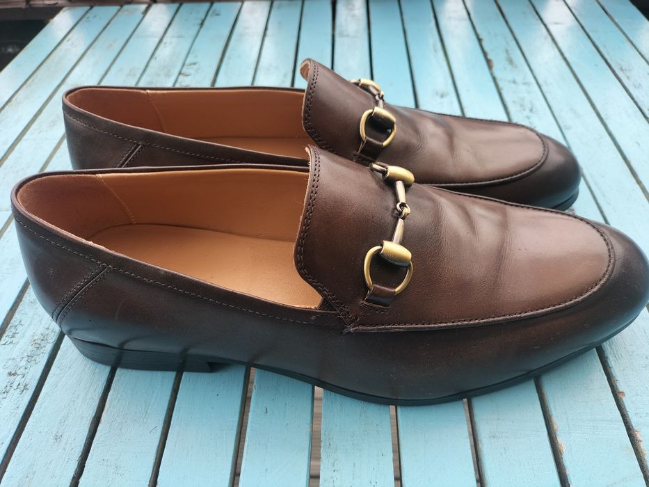 Loafersy mokasyny Kazar skóra ciemnobrązowe 40