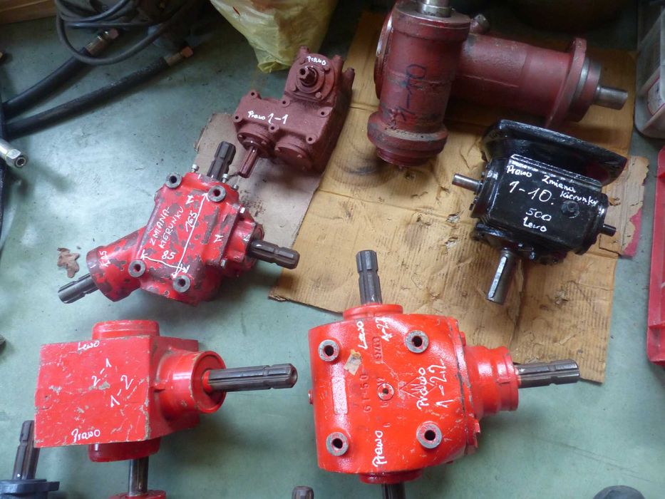 Przekładnia kątowa - prosta wałek wom zmiana obrotów