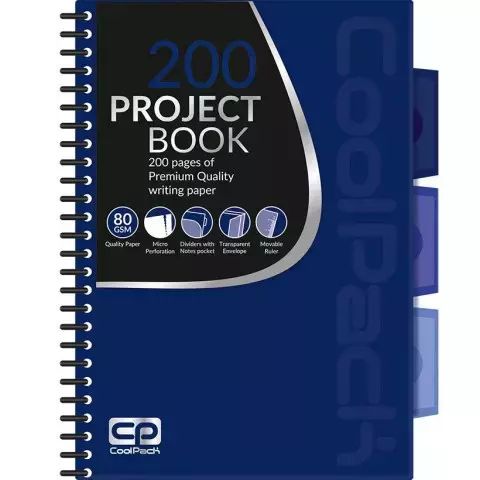 Kołobrulion A5. CoolPack, ciemnoniebieski. Patio