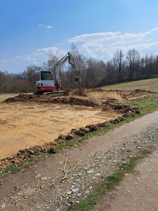 Usługi koparka, transport, ROBOTY ZIEMNE, wiertnica