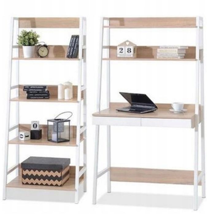 Zestaw mebli biurko i regał