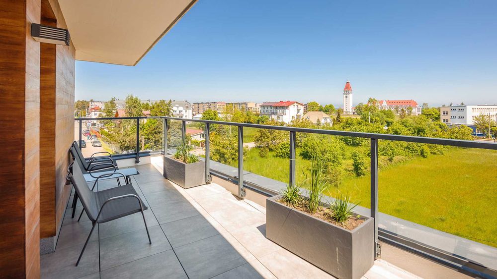 Apartament 4-osobowy Władysławowo TARAS/WIDOK