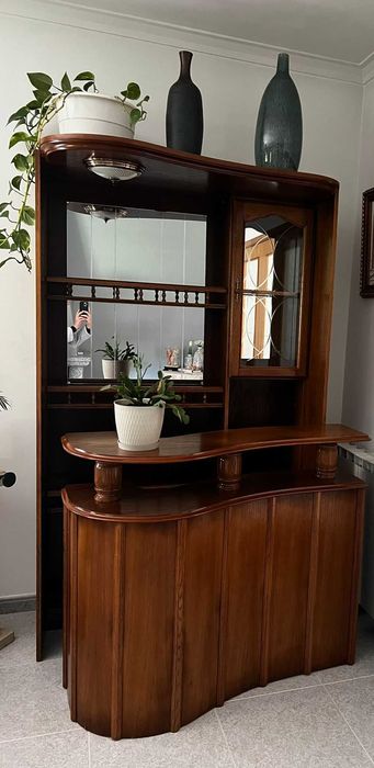 Conjunto Bar - Carvalho maciço