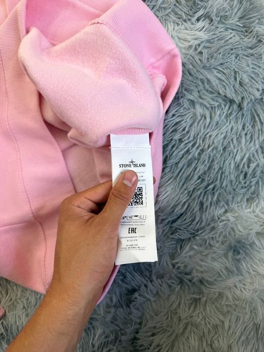 Рожева худі Стонік Stone island Автентична Худі рожева Стонік Світшот Розовий