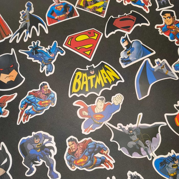 45 Autocolantes Super Heróis Batman Spider Man