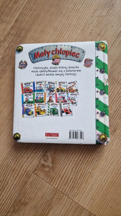 Maly chlopiec smieciarka Jarka ksiazka