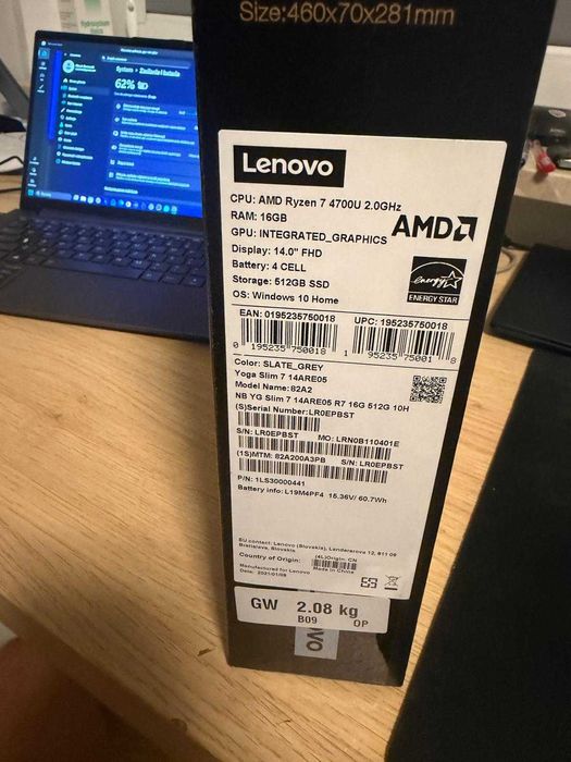 Lenovo Yoga Slim 7, 14ARE05, Stan Bdb