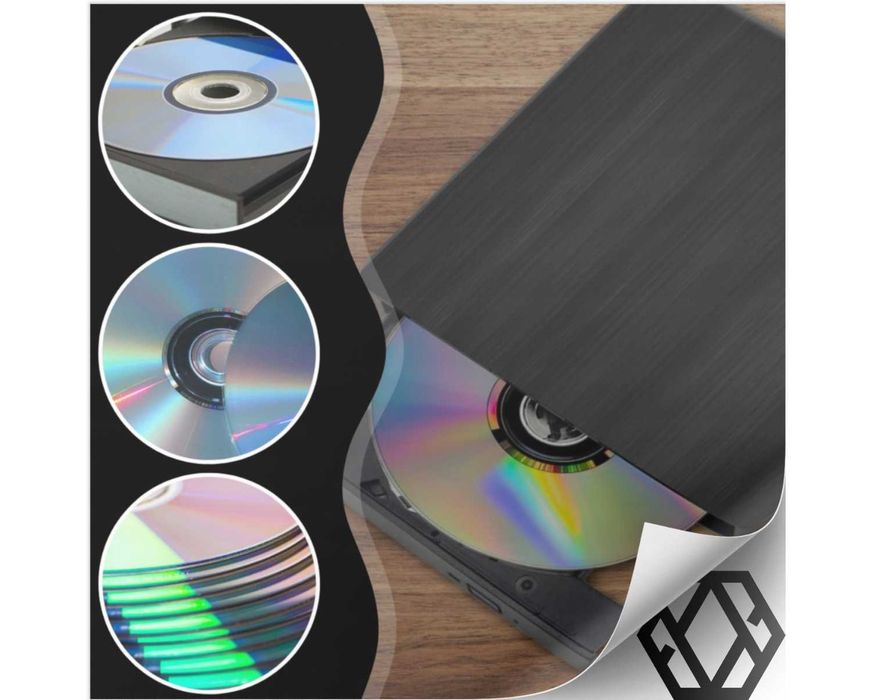 Napęd Zewnętrzny CD-R DVD USB do Laptopa Czytnik DVD Płyt Przenośny