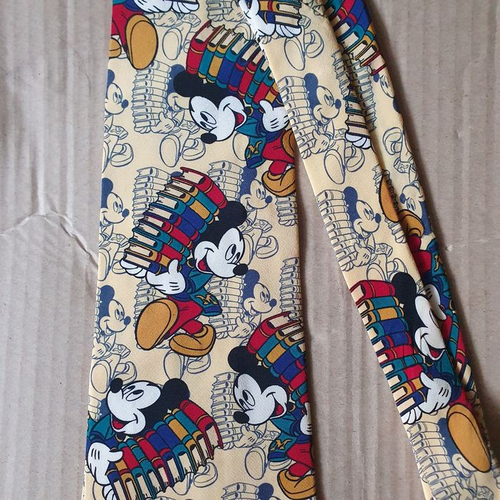 Krawat Disney Myszka Miki jedwab(k-7)