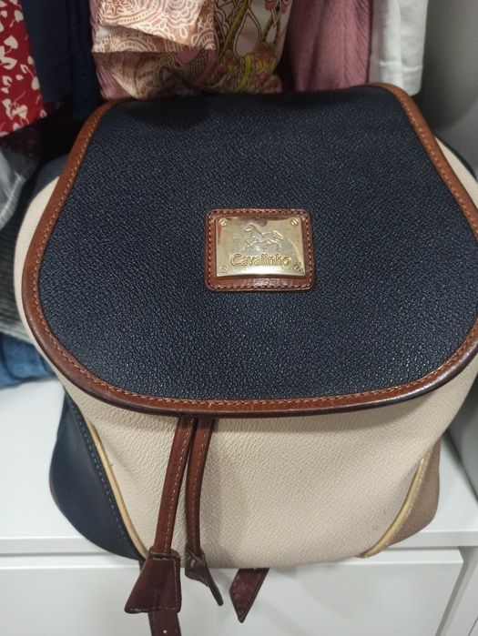 Mochila em pele cavalinho