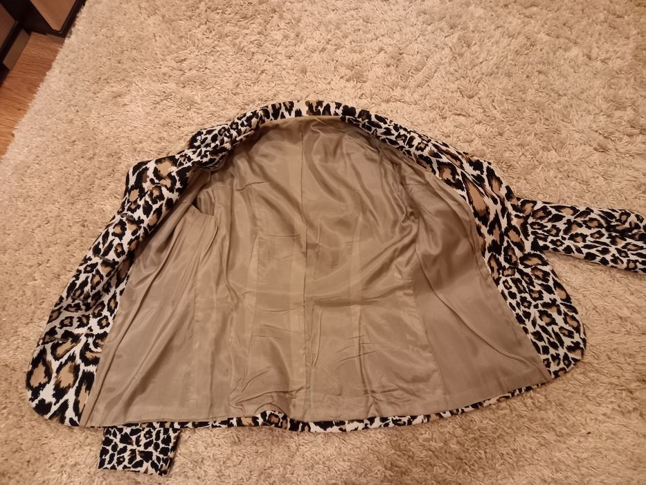 Леопардовые пиджак