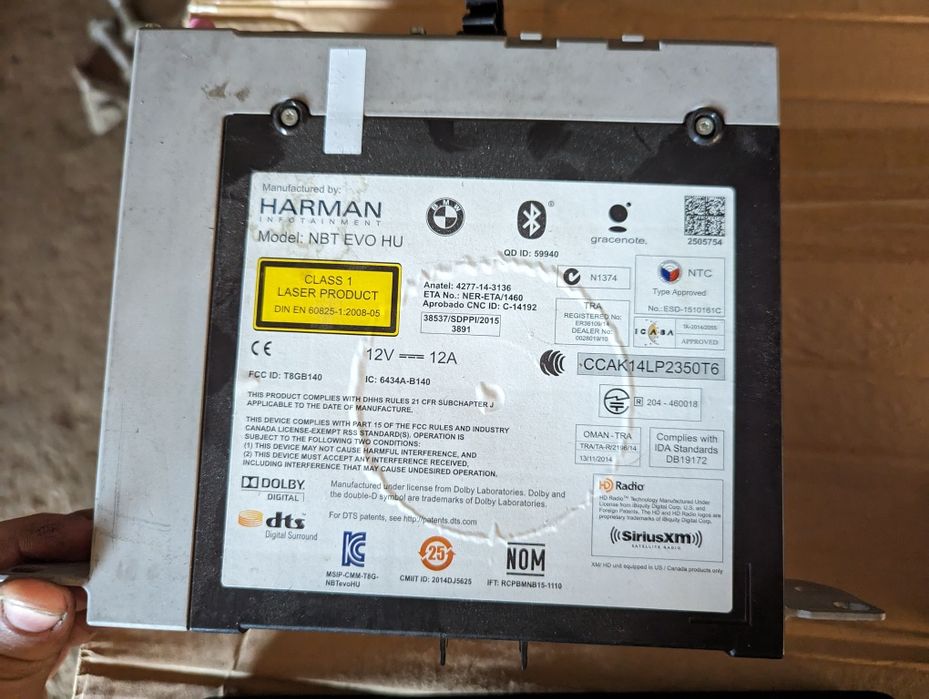 BMW мультимедиа NBT EVO НБТ F30/32/33/35/36/80/82 328 428 435 335