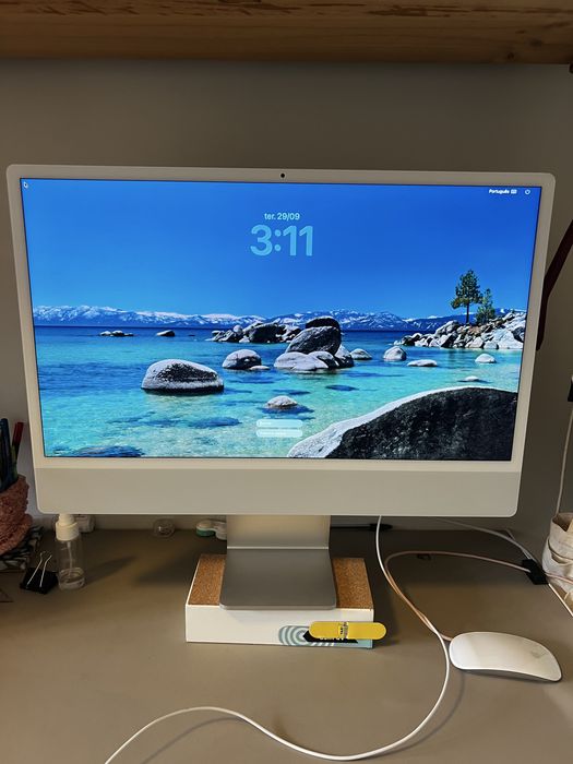 iMac 24 polegadas, M1, 2021 Chip Apple M1 Memória 8 GB