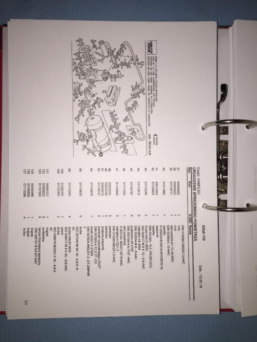 dx 160 katalog części do deutz fahr