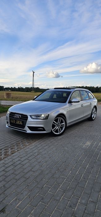 Audi A4_2.0Tdi_Sline_Panorama_3g+_Niski przebieg-Serwis