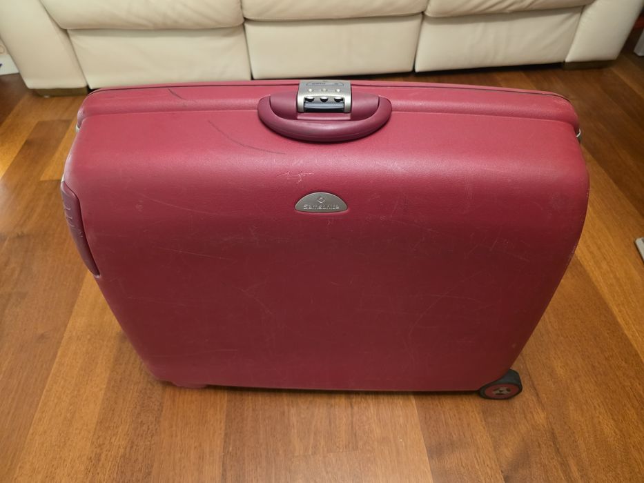 Malas samsonite F'lite Wine Red e Petróleo Blue