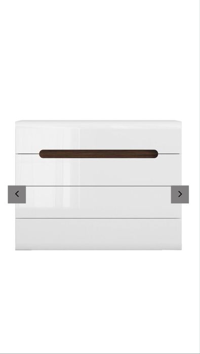 Piękna Komoda Azteca Black Red White