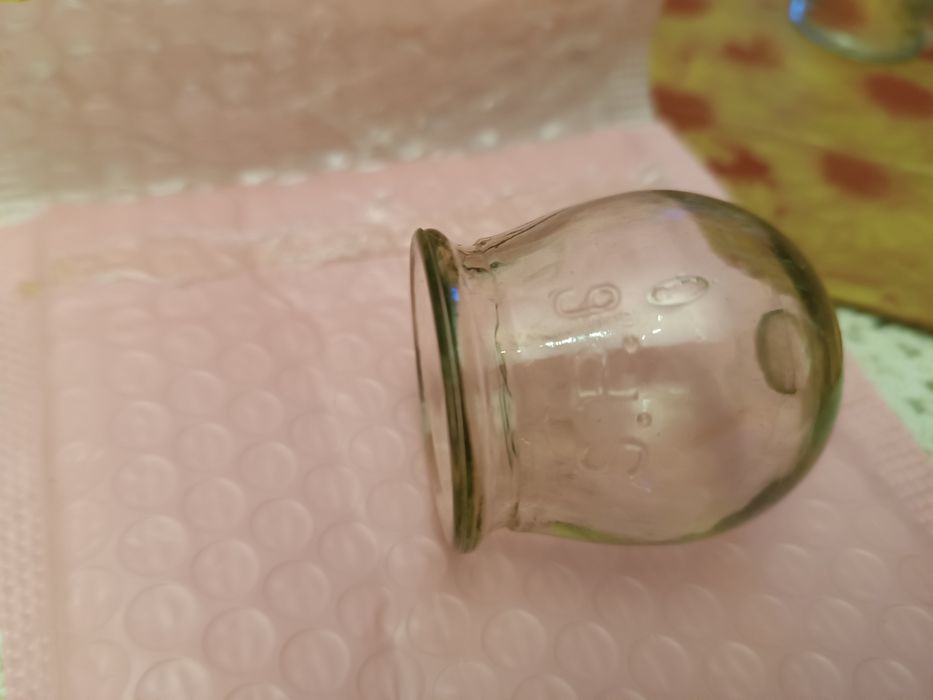 Bańki lekarskie ogniowe PRL "S.P.6 C.D. zł. 1,25"