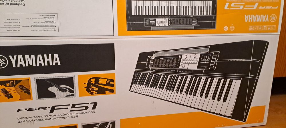 Piano teclado sem pé