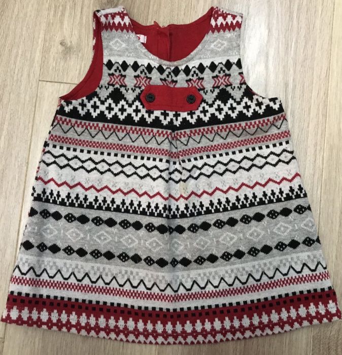 Komplet wiosenny sukienka kardigan sukienka r. 86/92
