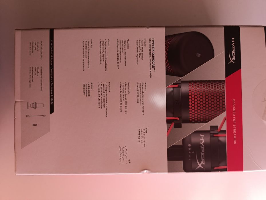 Microfone HyperX Quadcast