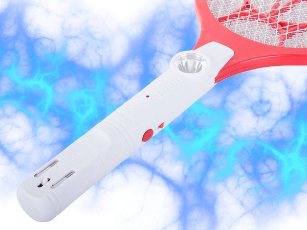 Elektryczna paletka do łapania much łapka packa na muchy komary ćmy