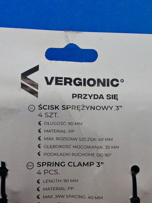 Scisk sprezynowy 3". 4 szt