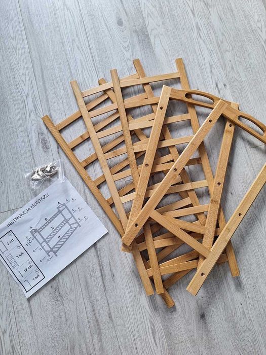 Bambusowy regał na buty 3 poziomy Astaria